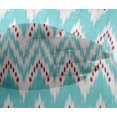 thumbnail image 4 of oneOone Viscose Chiffon Fabric Chevron Ikat Decor Fabric Printed BTY 42 Inch Wide, 4 of 4