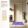 thumbnail image 3 of ODIKA 6'x9' Machine Washable Non-Slip Area Rug, Unicorn Whimsy Tie Dye Motif with Iridescent Cloud and Shooting Design High Traffic Rug, Pink, 395474, 3 of 7