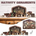 thumbnail image 4 of Estatua de rompecabezas de madera de Jesús, rompecabezas de natividad con diseño de madera quemada, rompecabezas de madera de Jesús, juego de natividad, juego de rompecabezas para adultos y niños, 4 of 5