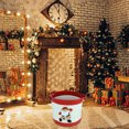 thumbnail image 5 of TOPRenddon Christmas Basket with Snowman Doll, Christmas Gifts Basket Empty, Christmas Woven Cotton Rope Basket with Handles, Christmas Decor Santa Claus Basket for Baby Toys, Red, 5 of 6
