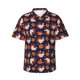thumbnail image 1 of Balery Turkey And Thanksgiving Camisas hawaianas de manga corta para hombre, camisas playeras de corte holgado, camisas de vacaciones con botones,Small, 1 of 7