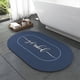 thumbnail image 1 of Bath Mat Rug 17x27 Soft Diatomaceous Earth Non Slip Quick Dry Rubber Backed Blue Bathroom Rug Mat Absorbent Get Naked Bath Mat Rug for Bathroom Floor-, 1 of 4