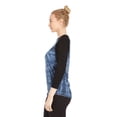 thumbnail image 4 of DARESAY Tie Dye Style Long Sleeve T-Shirt Men Women - Fun, Multi Color Tops, 4 of 7