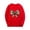 Red, variant on Girls Long Sleeve Shirts Kids Leopard Print Bow Graphic Tees Casual Fall Tunic Tops Fashion Crewneck Cute Blouses 2-15 Years