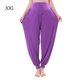 thumbnail image 1 of Qarigey Mujer Elástico Cintura Alta Pierna Ancha Yoga Jogging Pantalones Prendas para la parte inferior del cuerpo Púrpura XXL Qarigey AP002221-24, 1 of 2