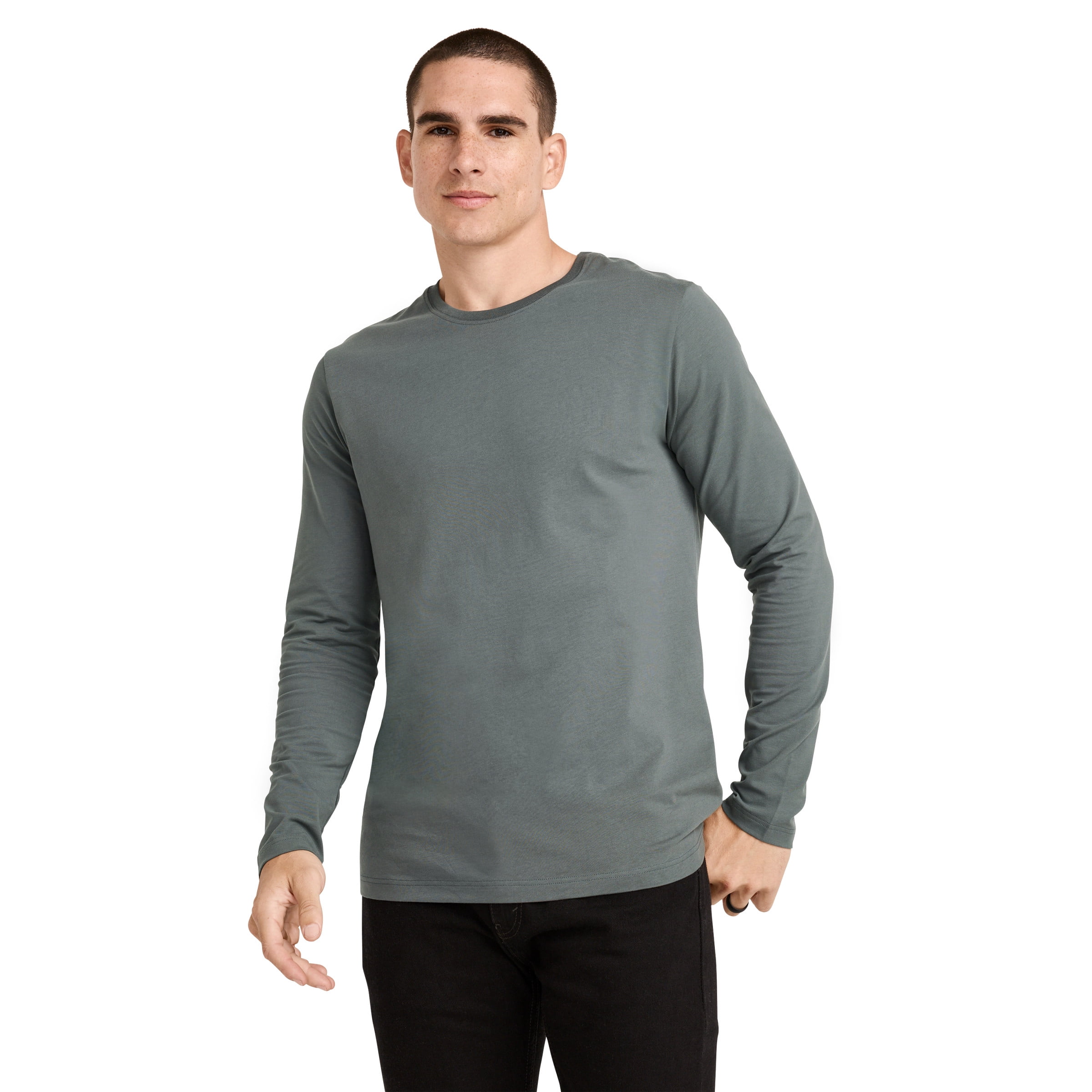 Lot De 3 T-shirts Col Rond Jockey Pour Homme - Coupe Décontractée - 100% Coton - Gris - Taille XL