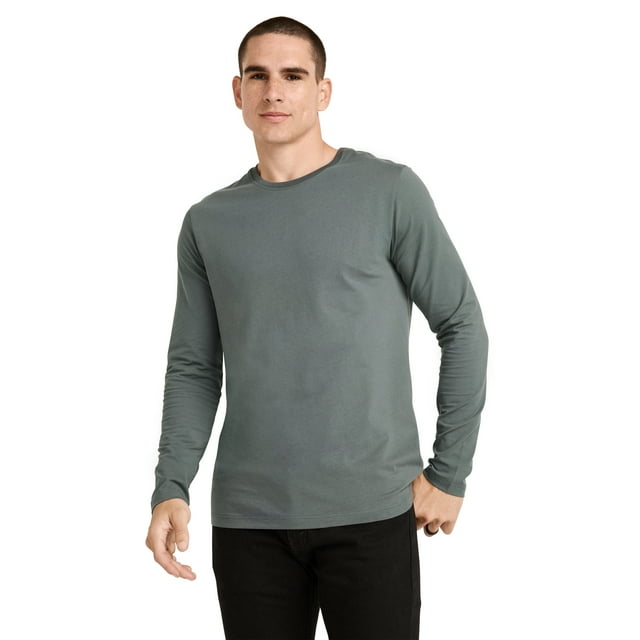 Jockey Men's Made2Fit Long Sleeve Crew Neck T-Shirt