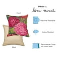 thumbnail image 4 of Liora Manne Marina Mums Indoor Outdoor Decorative Pillow Fuchsia, 4 of 5