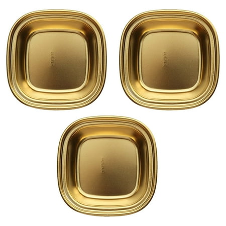 

Drizzle Sauce Dish Stainless Steel Soy Tomato Sauce Salt Vinegar Sugar Spices Flavor Condiment Dip Bowls BBQ Home Kitchen Plates