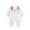 toddler rompers-White, variant on KkSLirnhs 0-3 Months Baby Clothing Sets Outfits Set Newborn Baby Winter Girls Boys Clothes Warm Overall Rompers Jumpsuit Gray