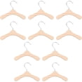thumbnail image 1 of Soporte para ropa para mascotas, 10 piezas, mini perchas para ropa, perchas para ropa para perros, perchas de madera de 14 cm, 1 of 5