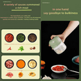 thumbnail image 4 of Electric Wireless Garlic Onion Stirring Device Cordless Meat Grinder with USB Charging for Vegetable, Pepper, Onion, Baby Food, Seasoning, Nuts - Camo-green, New, 4 of 7
