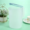 thumbnail image 3 of Miangastore 1Pc 2000ML Plastic Beverage Kettle Heat Resistant Cold Water Jug Juice Pitcher with Handle(Blue), 3 of 8