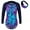 A Navy Leaves, variant on BAOHULU Girls Long Sleeve Swimsuit UPF 50+ Sun Protection Swimwear Rashguard Bathing Suit with Hairband