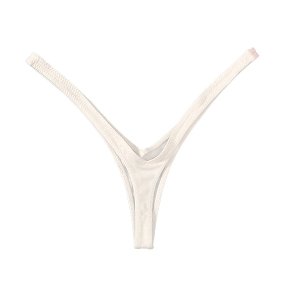 Alluring V Shaped Thong Panties Low Rise Cotton Underwear High-grade comfort For Women