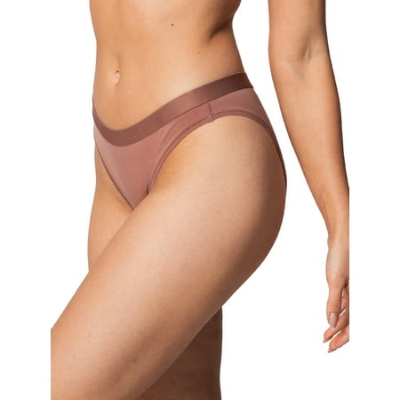 

Single Stitch | Women s Bikini Underwear | Sustainable Tencel (Nutmeg Small)