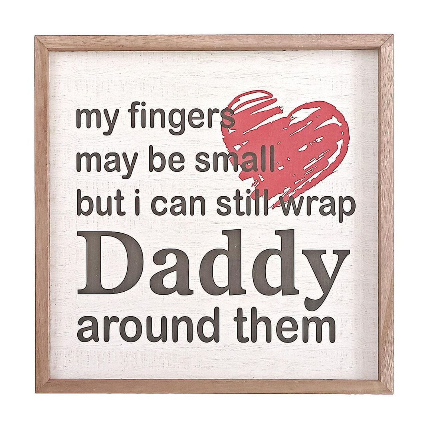 Framed Wooden Sign For Dad