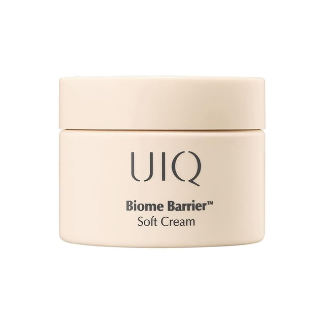 UIQ Biome Barrier Soft Cream 100 horas de hidratación duradera Hidratante Sin fragancia Reparación de la barrera de la piel Cuidado de la piel coreano para piel de vidrio Cuidado de la piel coreano no