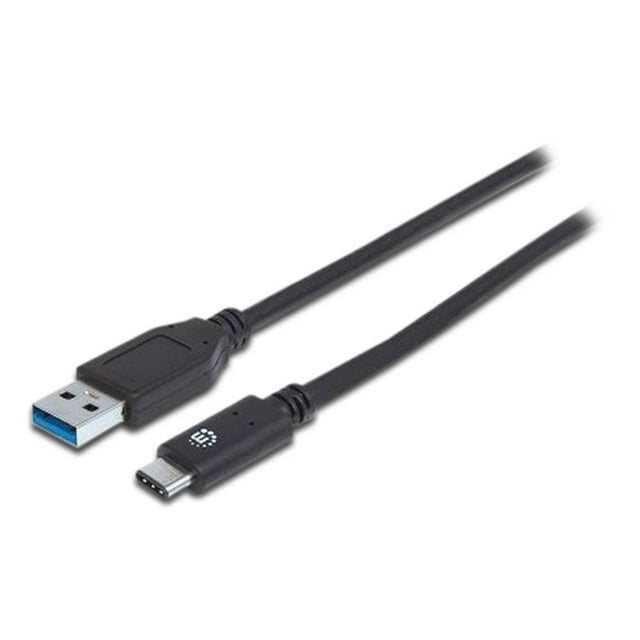 Cable Manhattan USB Type-C, USB 3.0 Tipo A a USB-C de 1m Manhattan 353373