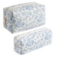thumbnail image 1 of Bolsa de maquillaje JOVAKIT, bolsa de cosméticos acolchada para mujeres y niñas, azul, 1 of 7