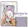 thumbnail image 4 of LYM-Phone Case For iphone 7/8/iphone SE 2020/SE2, Waterproof Dirt-resistant Back Cover TPU protective Skin feel silicone Kickstand Rotatable stand Anti-knock Glitter Quicksand Soft Case, 4 of 9