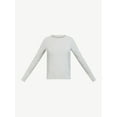 thumbnail image 6 of Free Assembly Women's Ribbed Crewneck Top with Long Sleeves, 6 of 6