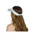 thumbnail image 2 of Top Headwear Glitter Sequin Visor Hat - White, 2 of 2