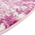 thumbnail image 5 of Jill Zarin Uptown Collection Area Rug - Lexington Avenue (5' 3" Round Pink/Ivory), 5 of 5