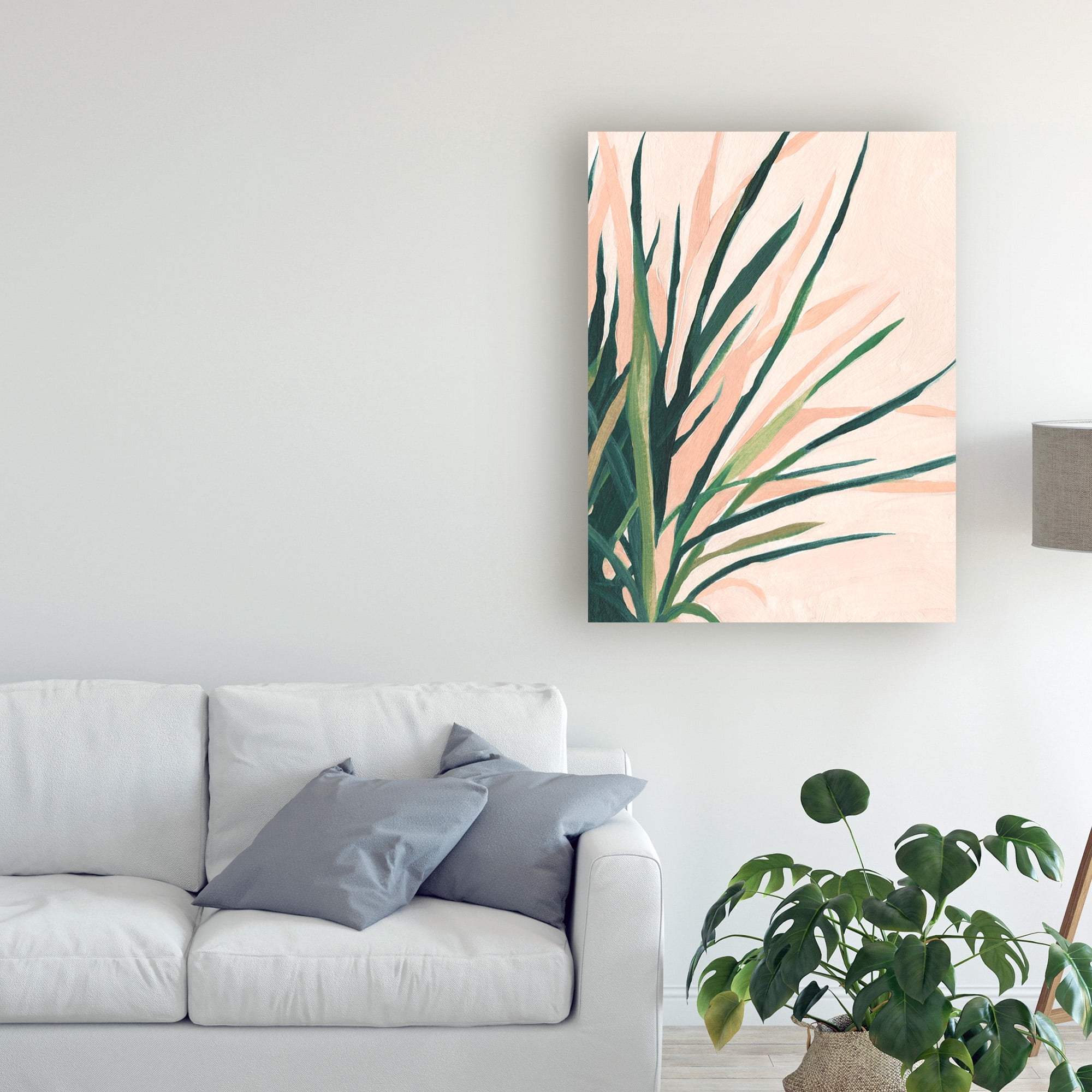 Trademark Fine Art 'Frond Impression II' Canvas Art by Emma Scarvey