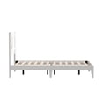 thumbnail image 5 of Farmhouse Solid Wood Platform Bed in Full - Gloss White, 5 of 9