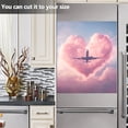 thumbnail image 4 of Haosy Dishwasher Magnet Cover Magnetic Fridge Door Cover Home Kitchen Decor Airplane Fly Through Heart Cloud 23"x 26", 4 of 6