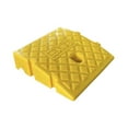 thumbnail image 2 of Yinanstore Curb Ramp Heavy Duty Sidewalk Ramp Practical Curbside Bridge Ramp Portable for Warehouse Wheelchairs Loading Dock Parking Lot Height 7 cm Yellow, 2 of 8