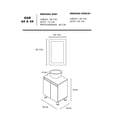 thumbnail image 5 of Mueble Gabinete para Lavamanos de Ovalín para Baño Moderno Minimalista De Piso o Flotante Negro Mate/Nogal Neo Decomobil GAB-6040-NM/NN, 5 of 5