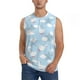 thumbnail image 1 of Fotbe Cute Goose On A Blue Sky Men's Camiseta sin Mangas Estampada para Hombres, Playera Casual para Gimnasio, Entrenamiento, Playa-Large, 1 of 7