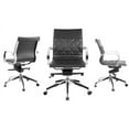 thumbnail image 3 of Chrome Plated Arm Office Chair in Black, 3 of 5