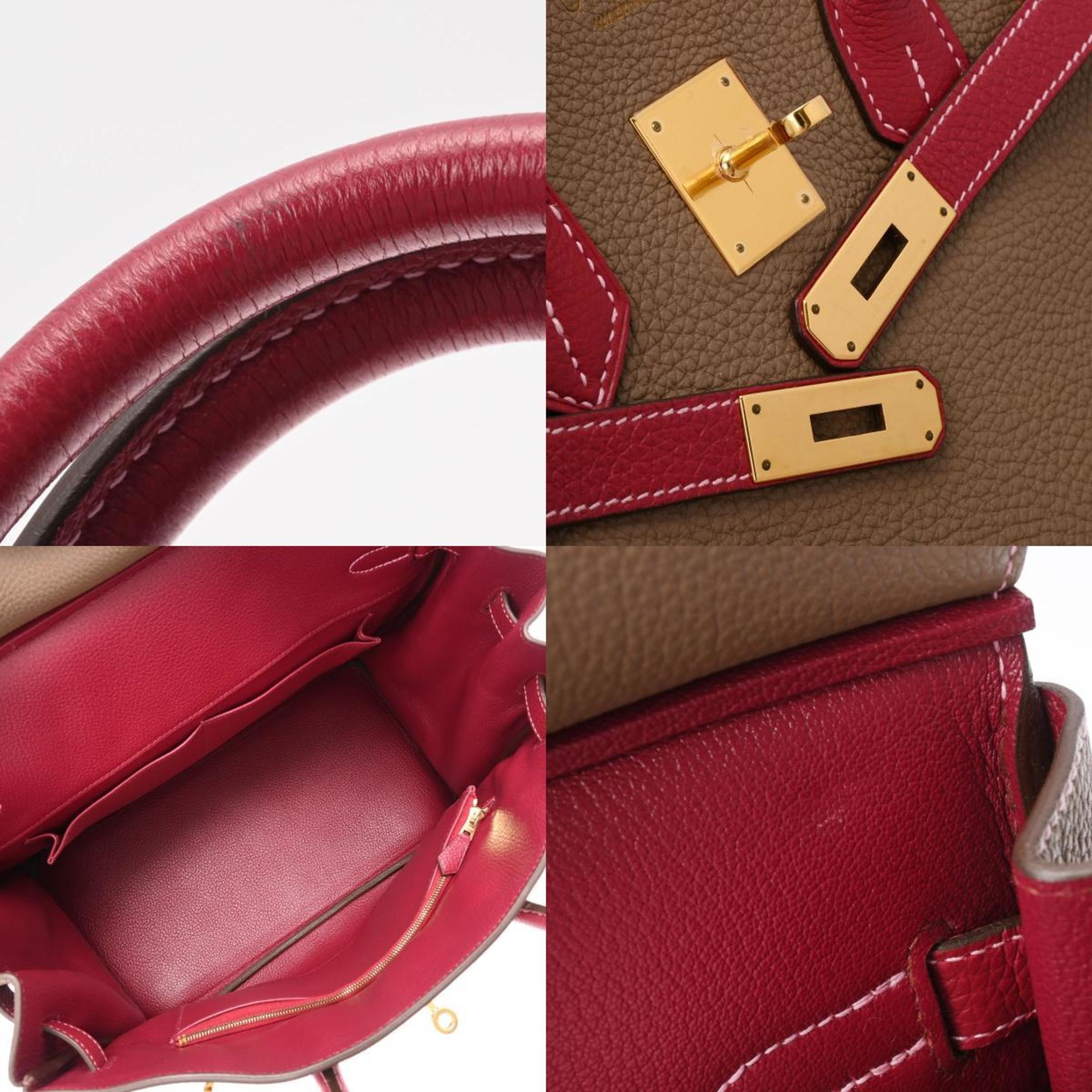 Birkin 35 Etoupe Togo PHW, Used & Preloved Hermes Handbag, LXR USA, Beige