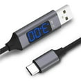 thumbnail image 2 of ZheElen TPE Smart Phone Type-C Fast Charging Cable Flexible 1m Replacement Digital 3A LCD Screen Tablet Cord Cable Accessories, 2 of 7