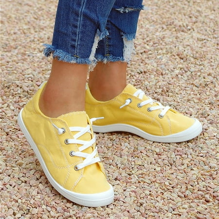 

Vikakiooze Low-cut Canvas Shoes One-foot Lazy Korean Version Student Casual Flat Shoes Womens Shoes Clearance