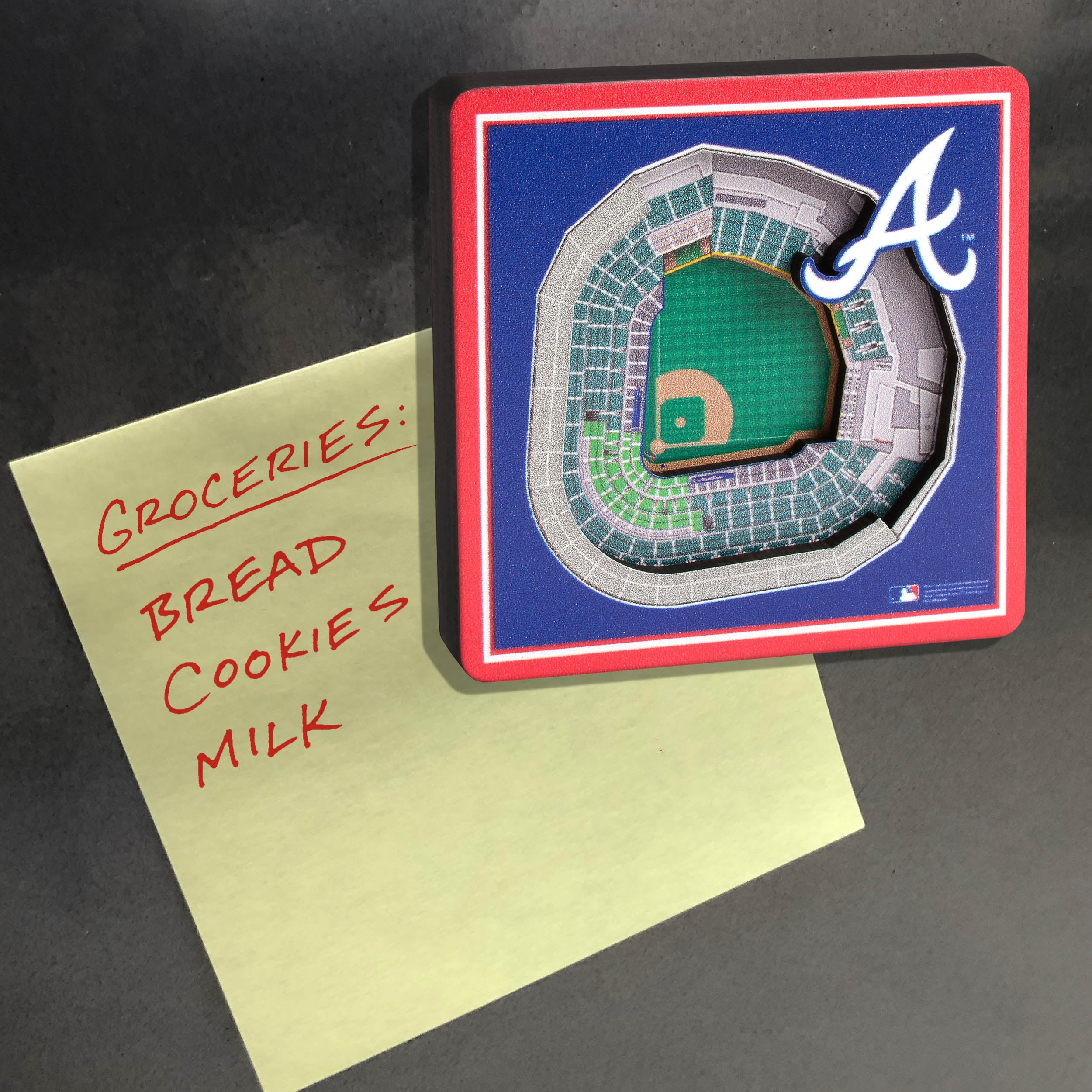 Atlanta Braves Stadium View Magnet