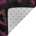 thumbnail image 4 of YFYANG 36"x24" Non-Slip Flannel Carpet Doormat, Living Room Bedroom Office Decorative Area Rugs, Indoor Vintage Red Triangle Texture Floor Mats, 4 of 7