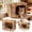 A, variant on Retro TV Shaped Cat Scratcher Bed With Hideaway Space Multifunctional Cat Scratching Box For Indoor Play Rest Use