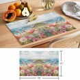 thumbnail image 6 of Watercolor Flower Placemats Set of 4, Oil Painting White Orange Concubine Non-Slip Place Mats Washable Table Mats for Kitchen Dining Table Decorations Indoor/Outdoor, 6 of 9