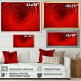 thumbnail image 4 of Designart "Vortex Of Red Perpetual Pulse II" Abstract Spirals Canvas Prints, 4 of 7