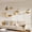 Beige-9-in-1, variant on 9-in-1 Cat Wall Shelves Stable & Safe Mounted Cats Shelf Furniture Set With Plush Fabric Wooden Climbing Systems Bridge Ladder Floor Space-saving Beige