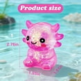 thumbnail image 4 of Squishy Toy Axolotl Stress Relief Slow Rising, 2 unidades, rosa, 4 of 6