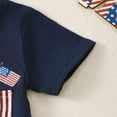 thumbnail image 6 of Sopiago Baby Boy 4th of July Outfits Toddler Boy Summer Clothes Short Sleeve Tee Shirt and Casual Shorts 2Pcs Fourth of July Outfits for Baby Boy Blue,6-12 Months, 6 of 7