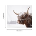 thumbnail image 3 of Sikiie Yak tapestry wall hanging home decor for bedrooms, living rooms, dorms 60x51in, 3 of 6