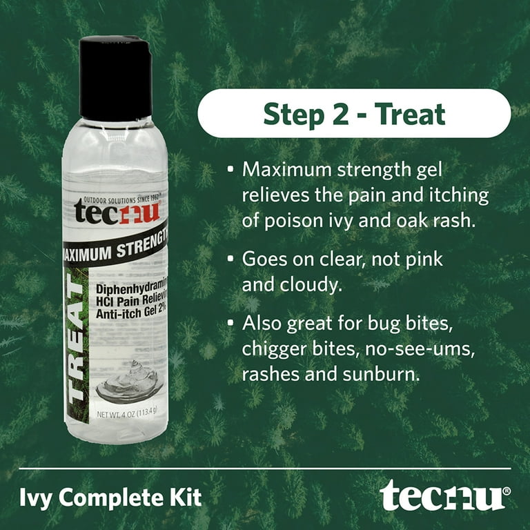 Tecnu Ivy Complete Kit, Poison Ivy Scrub, Itch Relief Gel, Detox