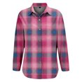 thumbnail image 5 of QASIEATN Womens and Girls Long Sleeve Flannel Shirt Casual Button Down Plaid Shirts 3 Months Adult 2XL, 5 of 7