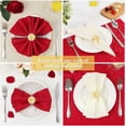 thumbnail image 6 of Bee Napkin Rings Set of 6, Daisy Flower Napkin Rings Gold Bee Napkin Ring Holders Sunflower Napkin Rings for Wedding Party Holiday Banquet Delicate Serviette Buckles Decor, 6 of 6